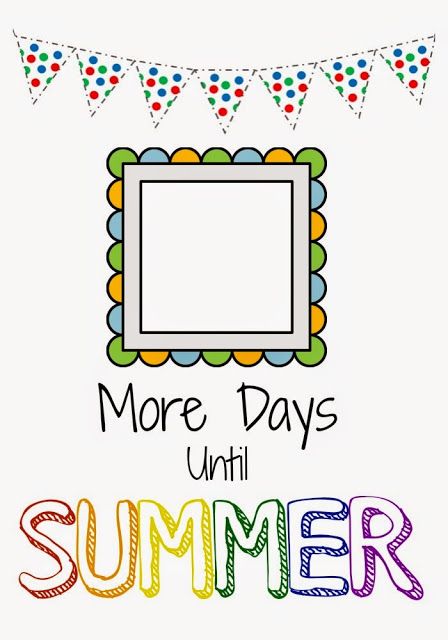 Summer Free Printables, Classroom Countdown, Count Down To Summer, Countdown To Summer, School Countdown, Elementary Classroom Themes, Summer Punch, Summer Bulletin Boards, Spring Bulletin Boards