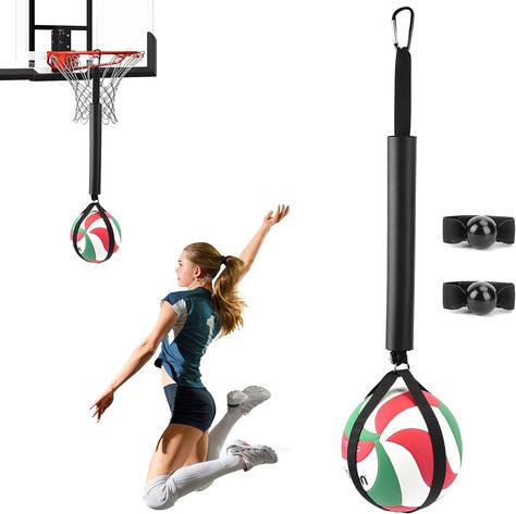 Diy Volleyball Spike Trainer, Volleyball Training Aids, Volleyball Spike Trainer, Volleyball Training Equipment, Professional Volleyball, Volleyball Training, Volleyball Drills, Broom Handle, Basketball Hoop