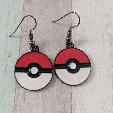 Fandom earrings, fandom jewelry, gifts for her, geek earrings, charm earrings, geek jewelry, gamer earrings, gamer jewelry, novelty earrings Gamer Earrings, Gamer Jewelry, Geek Earrings, Black Hooks, Fandom Jewelry, Novelty Earrings, Geek Jewelry, Fruit Jewelry, Food Earrings