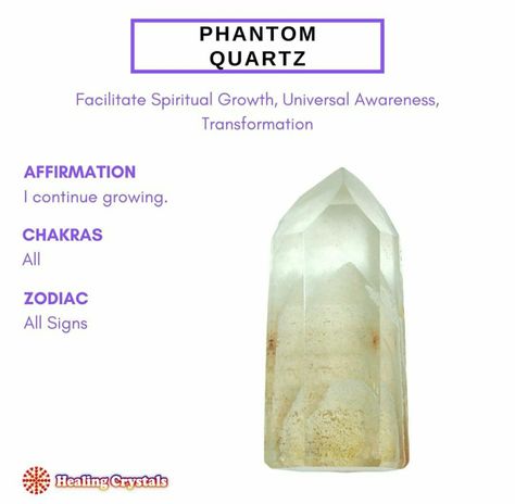 Clear Quartz Meaning Crystal Healing, Smokey Quartz Crystal Meaning, Fuchsite Crystal Meaning, Smoky Clear Quartz Meaning, Phantom Quartz Meaning, Witch Stones, Crystals Meaning, Quartz Meaning, Crystal Store