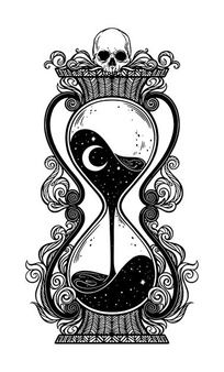 Hourglass Illustration Art, Time In A Bottle Tattoo, Hourglass Drawings, Hourglass Illustration, Hourglass Art, Hourglass Tattoos, Hourglass Drawing, Memento Mori Tattoo, Hourglass Tattoo