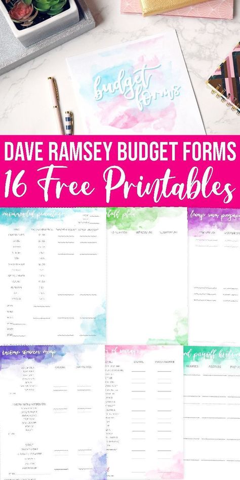 Grab these free printable Dave Ramsey Budget Forms to get you set up and tackle your budget smart and easily! Free budget printables you need. #passion4savings #budget #printable #free #daveramsey #forms #classy #modern #easy #getontack #ramsey Dave Ramsey Budgeting Printables, Dave Ramsey Budget, Ramsey Budget, Budget Forms, Free Budget Printables, Budget Planner Free, Monthly Budget Printable, Dave Ramsey Budgeting, Financial Budget