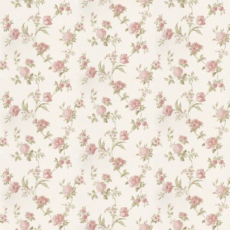 MyTinyWorld Dolls House Miniature Mixed Pink Flowers On Pale White Wallpaper Miniature Wallpaper, Pink Flowers Background, Doll House Wallpaper, House Wallpaper, Pink Flowers Wallpaper, Pale White, Vintage Flowers Wallpaper, Scale Wallpaper, House Miniature