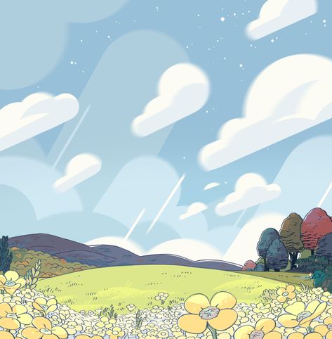 High Res Steven Universe Backgrounds pt. 2 - Album on Imgur Steven Universe Background, Environment Illustration, Cartoon Inspiration, Steven Universe Wallpaper, Bg Design, Draw Ideas, Scenery Background, Background Drawing, Background Ideas