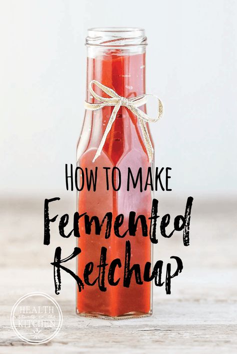 Fermented Ketchup Recipe, Fermented Sauce, Fermented Condiments, Fermented Ketchup, Ferment Recipes, Fermented Vegetables Recipes, Fermented Food Recipes, Fermented Foods Benefits, Fermented Recipes