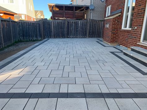 Interlocking Pavers, Pavement Design, Outdoor Wood Projects, Pavers Backyard, Concrete Patio Designs, Patio Pavers Design, Outdoor Space Design, Driveway Design, Driveway Landscaping