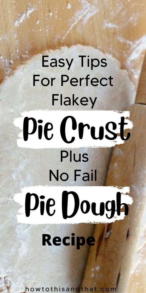 Buttery, easy, flaky pie crust that will turn out perfect every time you make. Easy to make with simple ingredients, this pie crust will be the star of the show!Easy pie crust recipe. Scared to make a pie crust from scratch? Don't be! Use this technique for a flawless result and it is fast! Pie Crust Recipes Easy, Pie Crust Recipe Easy Crisco, Easy Homemade Pie Crust Simple, Best Homemade Pie Crust Recipe, Easy No Fail Pie Crust, Easy Pie Crust With Crisco, 2 Pie Crust Recipe, The Best Pie Crust Recipe, How To Make Pie Crust Easy