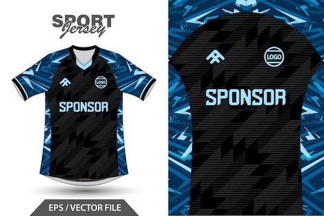 Premium Vector | Vector vector sport jersey soccer for sublimation Football Jersey Design Soccer, Simple Jersey Design, Sublimation Jersey Design, Sports Apparel Design, Geometric Graphic Design, Basketball Uniforms Design, Soccer Design, Jersey Designs, Hd Design