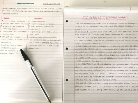 Aesthetic Essay Layout, Notes On Lined Paper, Aesthetic Maths Notes, Notes Layout, Maths Notes, Notes Inspo, English Essay, Handwriting Examples, School Study Ideas