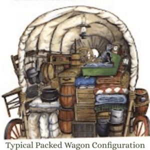 Packing for the Oregon Trail - Petticoats & Pistols Oregon Trail Pioneers, Missouri Town, California Trail, Pioneer Life, The Oregon Trail, Roses Book, Chuck Wagon, Covered Wagon, Oregon Trail