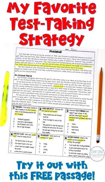 There are many valuable test-taking strategies to teach upper elementary students before they take a standardized reading test. Check out this blog post to read about the test strategy that I think is most beneficial for students. It includes a FREE reading comprehension practice passage! Reading Testing Strategies, Online Testing Strategies, Multiple Choice Test Taking Strategies, Reading Test Strategies, Staar Reading Strategies, Test Strategies, Test Prep Strategies, Test Prep Activities, Testing Motivation