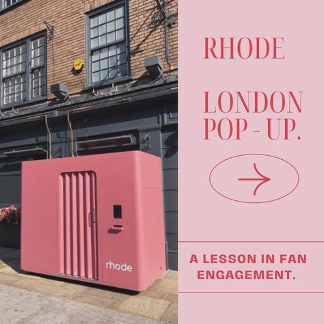 Rhode’s Pops-Up in Marylebone: A Lesson in Fan Engagement. 🌸🍬👙🎀🦩🩰🤳 Last Saturday, Rhode brought their brand to life in Marylebone with a pop-up photobooth event. Fans gathered in droves, eager to receive a free lip peptide with people arriving as early as 6am. But as the hours wore on, the excitement turned to frustration for many, & social media was ablaze with reactions. The turnout was nothing short of spectacular, with people queuing for over five hours. This overwhelming response is ... Rhode Pop Up, Glam Photobooth, Rhode Photobooth, Photobooth Branding, People Queuing, Instagram Booth, Photobooth Event, Engagement Images, Fan Engagement