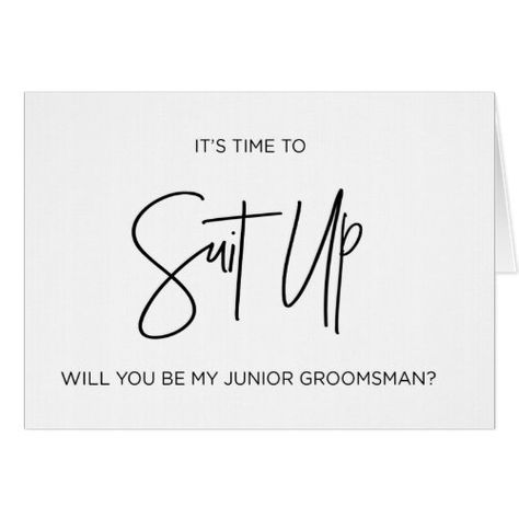 Be My Groomsman Card, Altar Wedding, Asking Groomsmen, Fiance Quotes, White Wedding Suit, Junior Groomsmen, Groomsman Card, Groomsmen Gift Box, Be My Groomsman