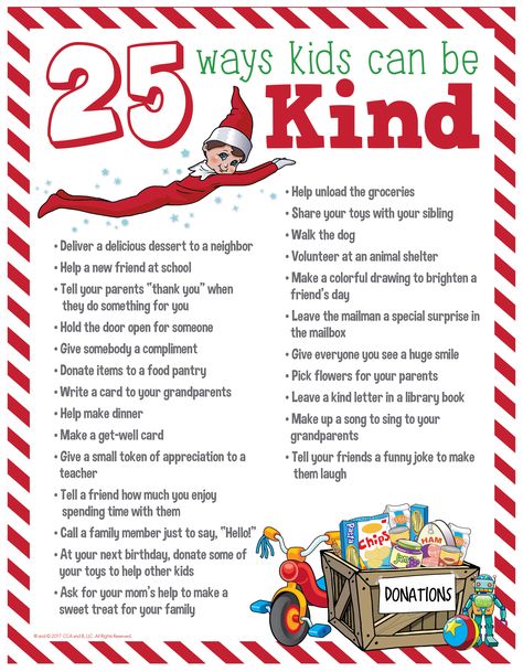 Acts Of Kindness For Kids, Kindness For Kids, Kindness Elves, Napkin Folds, Folding Ideas, Awesome Elf On The Shelf Ideas, Kids Printables, Elf Activities, Elf Antics