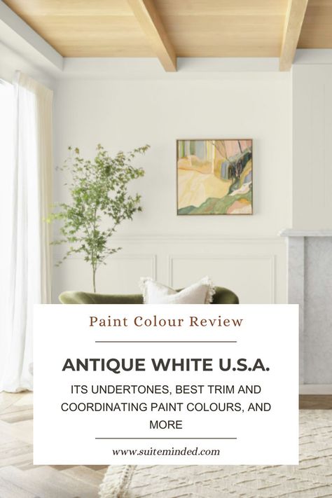 If you’re on the hunt for a timeless, versatile paint colour that brings a cosy yet refined feel to your home, Antique White U.S.A. by Dulux might just be the one. Known for its soft, creamy undertones, this shade is a beautiful choice for creating an inviting and effortlessly classic look. In this review, we’ll dive into what makes Antique White such a beloved colour, from its unique undertones to the way it reacts to different lighting. Antique White Usa Colour Scheme, Dulux Antique White U.s.a, Antique White Usa, Coordinating Paint Colors, Paint Colour, Be The One, Furniture Layout, Antique White, Bedroom Wall