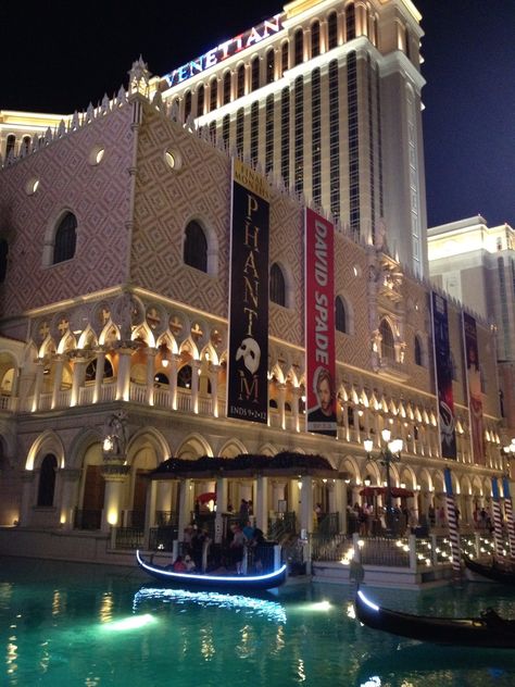 Las Vegas - Venetian at Night Venetian Las Vegas, Vegas Baby, Travel List, Where The Heart Is, Travel Usa, Travel Dreams, Stuff To Do, Las Vegas, Favorite Places