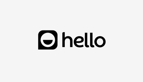 Hello by Mackey Saturday Hello Logo Design, Happy Logo Design Ideas, Hello Logo, Happy Logo, Hero Logo, Hand Lettering Alphabet, Word Mark Logo, Great Logos, Online Logo