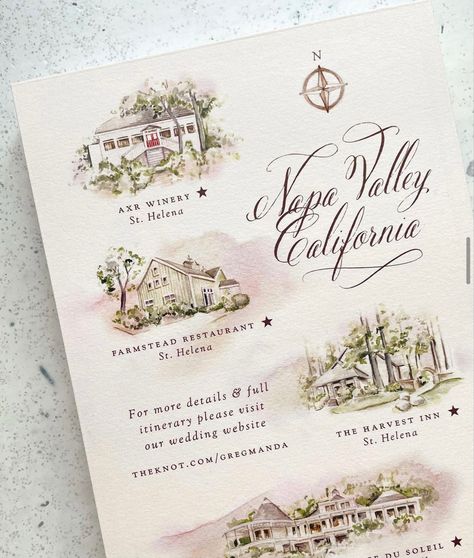 Wedding Weekend Itinerary, Wedding Week, Wedding Map, Save The Date Photos, Being Held, Watercolor Invitations, Watercolor Wedding Invitations, Wedding Weekend, Watercolor Wedding