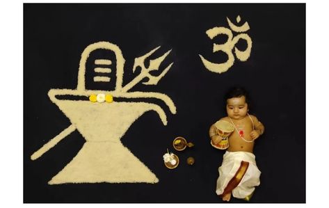 Sivratri Baby Photo Shoot, Sivarathri Baby Photoshoot, Shravan Month Baby Photoshoot, Mahadev Theme Baby Photoshoot, Shivji Baby Photoshoot, Shivratri Baby Photoshoot Ideas, Lord Shiva Baby Photoshoot, Shivaratri Theme Baby Photoshoot, Baby Shiva Photoshoot