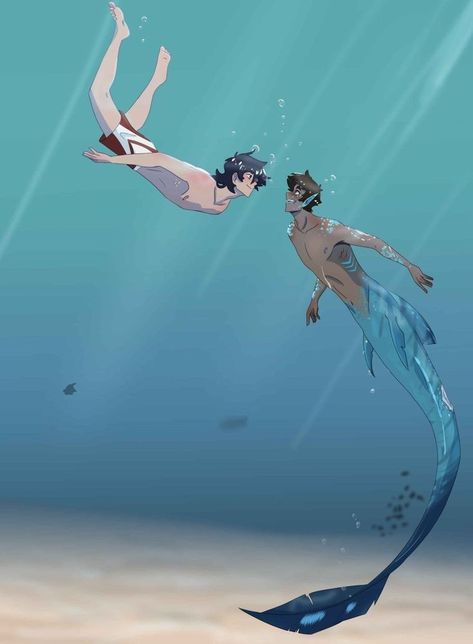 Gay Merman, Klance Comics, Voltron Comics, Mermaid Drawings, Voltron Ships, Voltron Fanart, Voltron Klance, Mermaids And Mermen, Voltron Legendary Defender