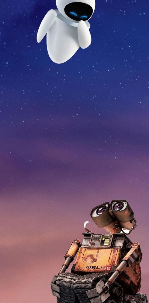 Wall E Phone Wallpaper, Wall E Wallpaper Iphone, Wallie Wallpaper, Wall E Background, Wall E Wallpapers Hd, Walle Wallpapers, Disney Up Wallpaper, Wall E And Eve Wallpaper, Punch Hole Camera Wallpaper