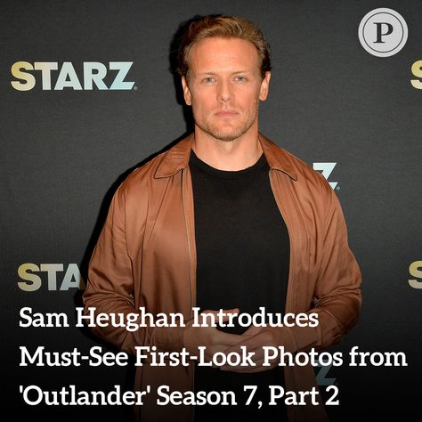 In a surprise visit to the Television Critics Association press tour in Pasadena, Sam Heughan took the stage during the STARZ presentation to introduce several first-look images from the highly anticipated second half of 'Outlander' Season 7, showing a return by the Frasers to Scotland for the first time since the series’ third season. Outlander Season 7 Photos, Sam Heughan Movies, Outlander Season 7, Fantasy Tv Shows, Starz Tv Series, Outlander Tv Series, Jamie Fraser Outlander, Surprise Visit, Outlander Tv