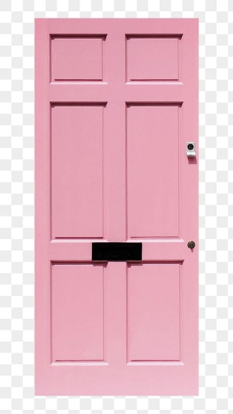 Exterior Illustration, Door Clipart, Door Png, Door House, Photo Elements, Pink Door, Background Clipart, House Modern, Home Exterior