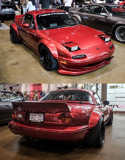 Widebody Mazda Miata Project Cars Ideas, Widebody Miata, Miata Body Kit, Miata Mods, Miata Build, Mx5 Mk1, Miata Car, Mazda Roadster, Mx5 Miata