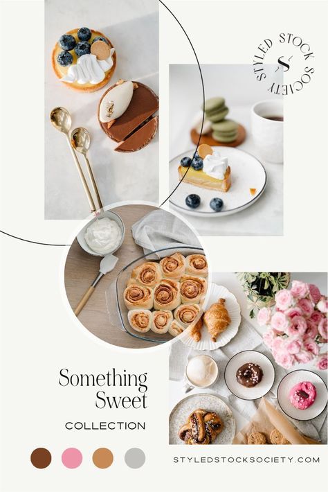 Dessert Mood Board, Bakery Theme, Gooey Cinnamon Rolls, Fruit Tarts, Menu Inspiration, Dessert Photography, Macaroon Recipes, French Desserts, Fruit Tart