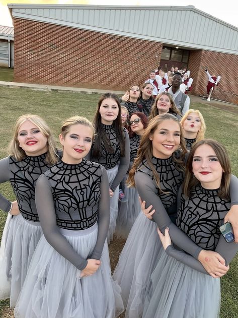 Color guard, guard, marching, band, marching band, halftime, show, performance, production, halftime show, halftime performance, halftime production, friend, friends, picture, pic, pic inspo, inspo, inspiration, instagram, Pinterest, iPhone, iPhone photography, group, football, game, football game, selfie, selfie inspo, stands, football stands, group, photo, group photo, group photo inspo Winter Guard Costumes, Colorguard Costume, Colorguard Uniforms, Guard Costume, Color Guard Uniforms, Colour Guard, Winter Guard, Color Guard, Choir