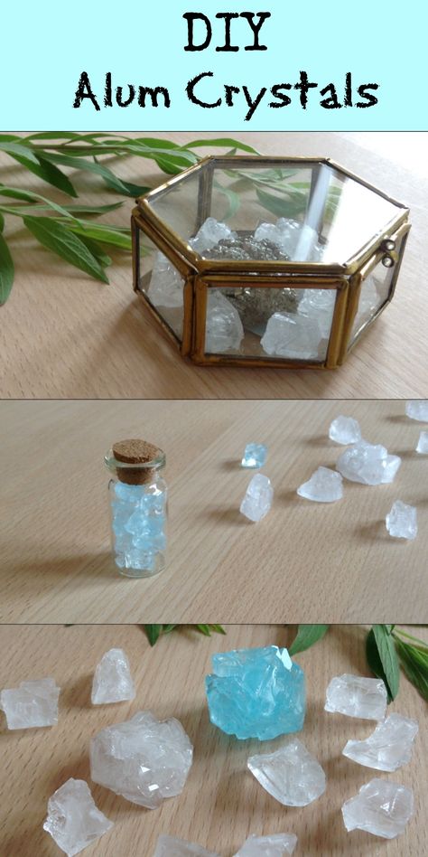 Alum Crystals, Borax Crystals, Tumblr Room Decor, Tumblr Room, Diy Fashion Trends, Growing Crystals, How To Make Crystals, Diy Tumblr, Astuces Diy