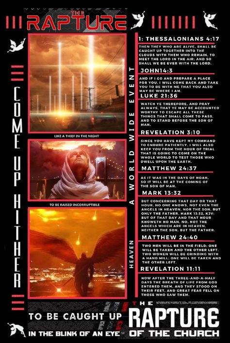 Rapture Signs End Time, Into The Radius, Rapture Verses, Rapture Art, Rapture Quotes, Rapture Bible, Revelation Prophecy, Bible Contradictions, Rapture Ready