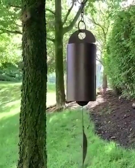 🔥The Deep Resonance Serenity Bell | wind | 💗🍃This HANDCRAFTED steel bell has DEEP RESONANCE and plays beautifully in the wind Get... | By Reservationk Calming Sounds, Sand Textures, Theme Nature, Iron Pipe, Wind Chime, Seafoam Green, Metal Design, The Deep, Yard Decor