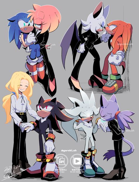 Sonic X Shadow Fanart, Shadow And Maria, Rouge The Bat, Sonic Heroes, Silver The Hedgehog, Sonic And Amy, Sonic Funny, Sonic Fan Characters, Sonic Franchise