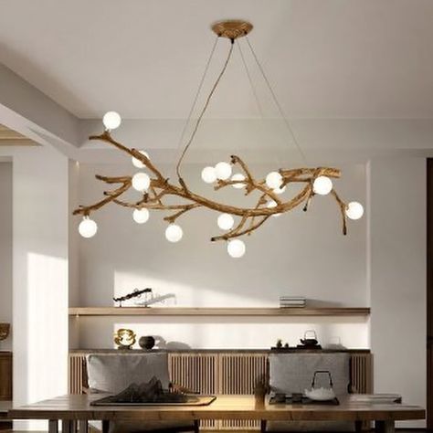 Introducing our Modern Nordic LED Branch Chandelier – the perfect blend of rustic charm and contemporary design. Inspired by the serene beauty of the Nordic landscapes, this chandelier is not just a lighting fixture; it’s a statement piece that transforms any room into a haven of cozy, stylish ambiance. The intricate tree branch design, paired with the warm glow of LED lights, creates an inviting atmosphere that’s perfect for any setting. Whether it’s for your living room, bedroom, or even a ... Boho Tree, Chandelier Vintage, Restaurant Chandelier, Branch Chandelier, Bubble Lights, Nordic Lights, Hanging Chandelier, Vintage Tree, Art Pendant