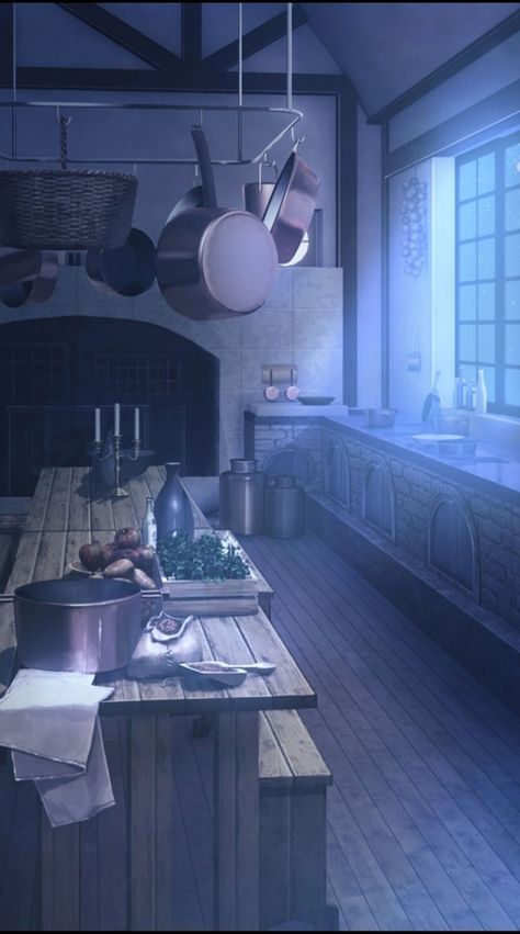 Kitchen Background, Wattpad Background, Anime House, Episode Backgrounds, Scenery Background, Fantasy Homes, Bite Me, Visual Aesthetics, Fantasy City