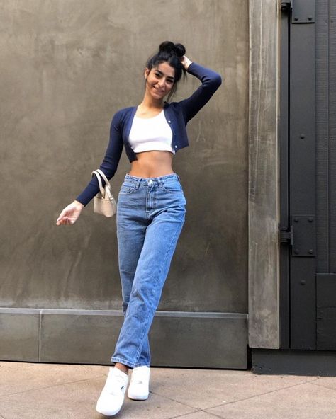 Instagram post by Mia Shpirer • Oct 4, 2020 at 7:53pm UTC Low Wasted Jeans Outfit, Low Wasted Jeans, Free Yourself, Cute Skirt Outfits, Outfit Plan, Jeans Outfit, Closet Fashion, Cute Skirts, Teen Fashion Outfits