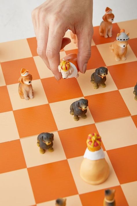 For the Chess Player: Cats vs. Dogs Chess Set Cats Vs Dogs, Gifts For Young Men, Musical Gifts, Chess Gifts, Cat Vs Dog, Shape Games, Musical Gift, Chess Players, Cute Presents