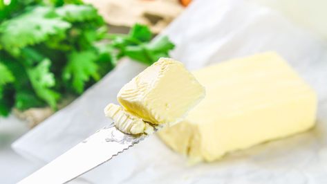 IS BUTTER BAD FOR YOU? WHAT YOU SHOULD KNOW - Is butter bad for you? Not if you know how to use it. Learn the truth about butter, your health, and what the current research says here. Churning Butter, Well Balanced Diet, Ldl Cholesterol, Daily Vitamins, Linoleic Acid, Saturated Fat, Digestive Health, Balanced Diet, Healthy Fats