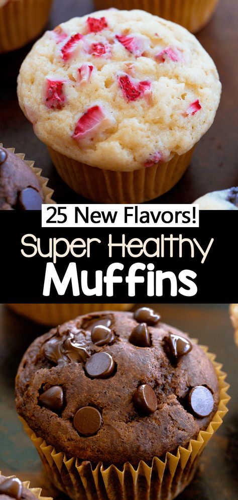 25 Healthy Breakfast Muffin Recipe Flavors Make Ahead Healthy Muffins, Breakfast Muffins Meal Prep, Best Healthy Muffin Recipe, Nut Free Muffin Recipes, Insulin Resistance Muffins, Best Muffin Recipes Ever Healthy, Healthy Mug Muffin Breakfast, Homemade Breakfast Muffins Healthy, Low Cholesterol Cupcakes