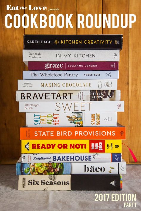 Cookbook Roundup of 2017 (part 1) Culinary Books, Cooking Blogs, Cookbook Shelf, Cooking Books, Books Lover, Cooking Book, Book Bucket, Ebooks Free Books, Best Cookbooks