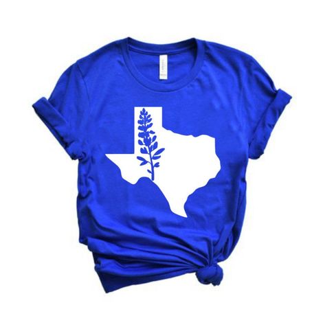 Texas Shirt | Texas Bluebonnet Tee | Texas Shirt | Texas T-shirt | Texas Tshirt | State Shirt | Youth or Adult by GavinsAllye on Etsy Texas T Shirts For Women, Drumline Shirts, Soccer Dad Shirt, Texas Tshirt, Texas T Shirt, Police Wife Shirt, Band Mom Shirts, Texas Teacher, Police Shirts