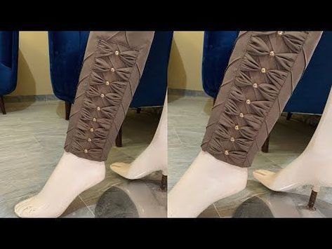 Pant Bottom Design Women Stylish, Designer Trousers Women, Pant Top Design, Latest Trouser Designs Pakistani 2020, Pakistani Women Trouser Design, Winter Trouser Designs Pakistani, Bottom Designs Pants Pakistani, Pent Design For Women Pakistani, Ladies Pants Design Latest