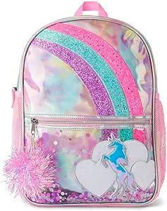 Unicorn Confetti, Glitter Backpack, Unicorn Fashion, Stylish School Bags, Unicorn Graphic, Pom Keychain, Unicorn Bag, Glitter Rainbow, Unicorn Backpack