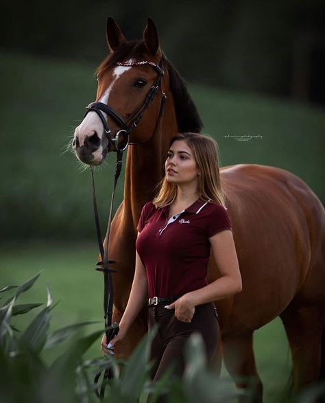 Equestrian Photoshoot, Horse Photoshoot Ideas, Equine Photography Poses, Horse Senior Pictures, Horse Portraits, Horse Photography Poses, Equestrian Aesthetic, Horse And Human, Bay Horse