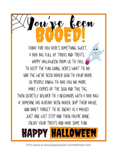 The most creative you've been booed printable out there! Instead of just instructions, this fun Halloween boo activity has a poem wishing friends happy Halloween and telling them what to do next! You Been Booed Ideas, Been Booed Ideas, You've Been Booed Ideas, Spooky Basket For Men, Halloween Boo Basket Ideas, You Have Been Booed, Boo Ideas, Basket For Men, Man Home Decor