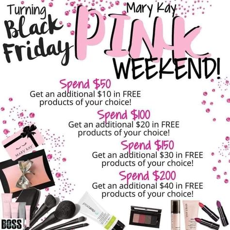 Mary Kay Pink Friday 2024, Mary Kay Pink Weekend Sale, Pink Weekend Mary Kay, Mary Kay Pink Friday, Mary Kay Flyers, Pink Friday Sale, Recruiting Ideas, Black Friday Pink, Mary Kay Printables