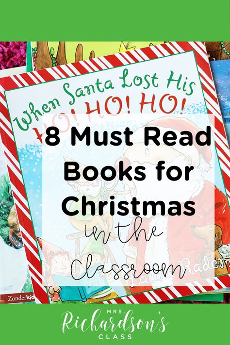 December Read Alouds, Christmas Read Alouds, Christmas In The Classroom, Read Alouds Kindergarten, Read Aloud Lessons, Christmas Read Aloud, 1st Grade Books, First Grade Books, Post Reading Activities