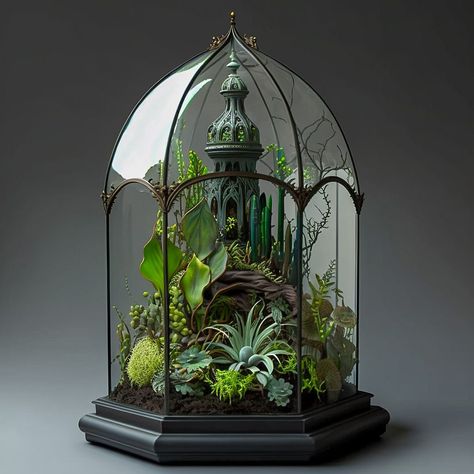 Moss Garden Terrarium, Plant Terrarium Ideas, Terrarium Ideas Unique, Terrariums Ideas, Moss Ideas, Academia Interior, Moss Carpet, Grow Moss, Yule Decor