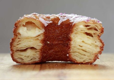 Here's a Homemade Recipe for Cronuts, Half Croissant, Half Doughnut Cronut Recipe, Croissant Donut, Dominique Ansel Bakery, Dominique Ansel, Cronut, Takeout Food, Food Trends, Donut Recipes, Beignets